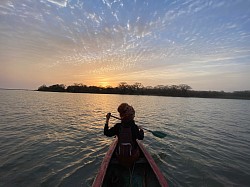 Canoë sur la Gambie
